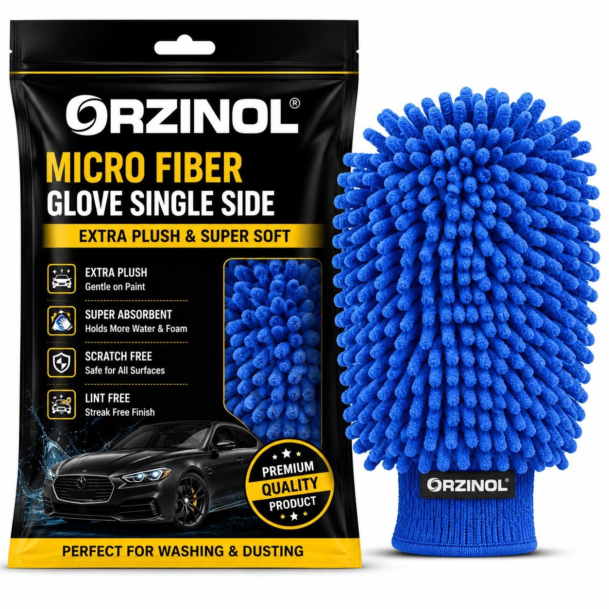 MICRO FIBER GLOVE SINGLE SIDE